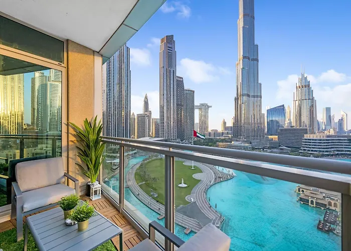 Durrani Homes - Lumina Grand 3Br With Burj Khalifa And Fountain Views